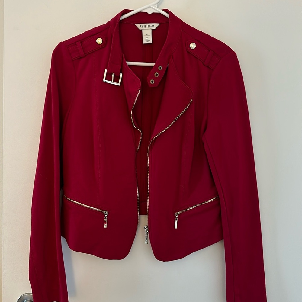 White House black market moto jacket